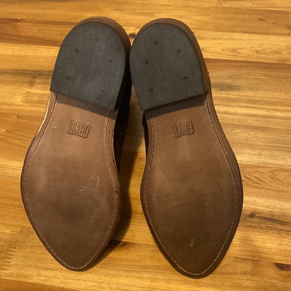 NWT Frye Billy Inside Zip Ankle Boot in Tan Croc Size 6 - Picture 16 of 16